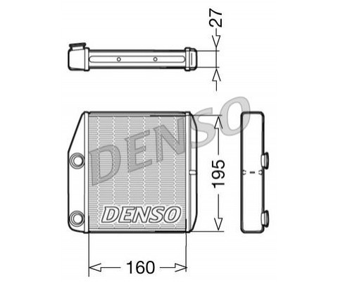 KALORİFER RADYATÖRÜ CORSA D 06 CORSA E 14 ADAM 14 MITO-DOBLO III-LINEA-FIORINO-PRATICO- GRANDE PUNTO 1.2-1.3-1.4 BORUSUZ TİP