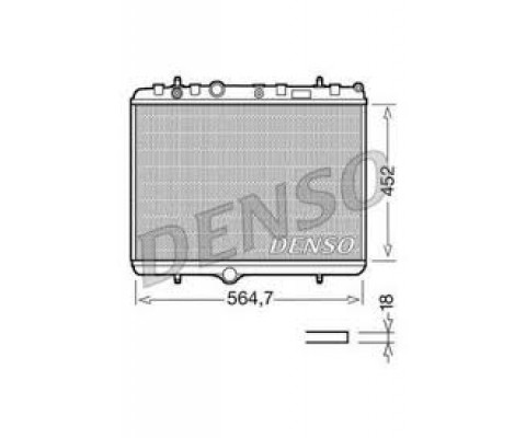 RADYATÖR 307-407-C4-C5-BERLINGO-PARTNER1.6-1.8-2.0 HDİ AC KLİMASIZ MEK 380x552x26