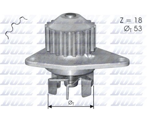 DEVIRDAIM SU POMPASI P106-P206-P207-P307-BIPPER-NEMO-PARTNER-BERLINGO-C2-C3-SAXO-XSARA 1.4 TU3JP-TU3A 1.4 8V MQP FIAT FIORINO 1.4 KFT.-KFV