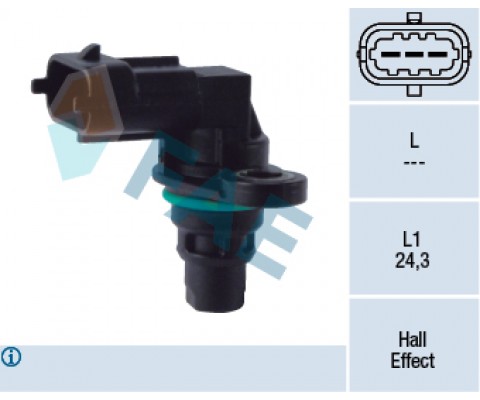 EKSANTRIK MIL SENSORU FOCUS III FIESTA VI MONDEO IV 1.6 ECOBOOST 11 / VOLVO C30 533 1.6 06 12 S40 II 544 1.6 06 12 V50 545 1.6 06 12