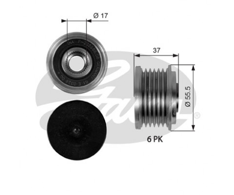 ALTERNATOR KASNAGI MERCEDES W203 CL203 C209 W204 W211 W220